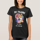 My Pajama Shiba Art T-Shirt (Vorderseite)