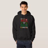 My Papa Did It Christmas Red Plaid Santa Hat  Fami Hoodie (Vorne ganz)