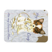 My Papillon Ate my Lessingplan Magnet (Horizontal)