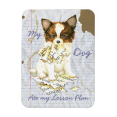 My Papillon Ate my Lessingplan Magnet (Vertikal)