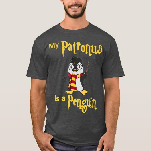 My Patronus is a Penguin  For Wizarding Fans T-Shirt (Vorderseite)