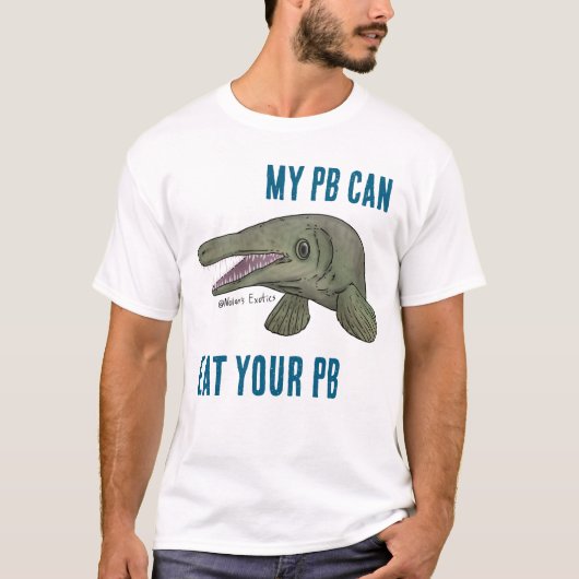 “MY PB CAN EAT YOUR PB” Alligator gar shirt (Vorderseite)