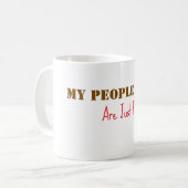 My People Skills Are Just Fine Funny Sarcastic Off Kaffeetasse (Vorderseite Links)