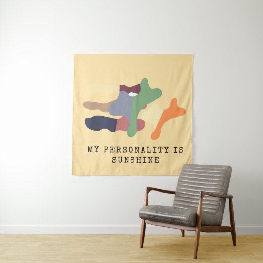 My Personality is Sunshine Wandteppich (Beispiel)