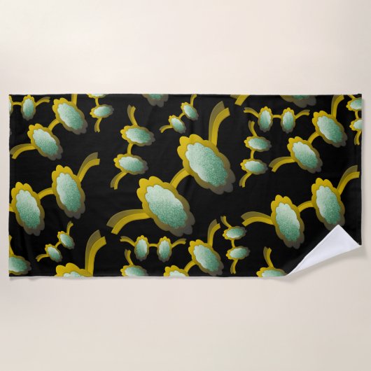 My Polarized Glasses are Ready Pattern Strandtuch (Vorderseite)