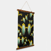 My Polarized Glasses are Ready Pattern Wandteppich Mit Holzrahmen (Gewinkelt)