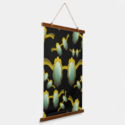 My Polarized Glasses are Ready Pattern Wandteppich Mit Holzrahmen (Gewinkelt)