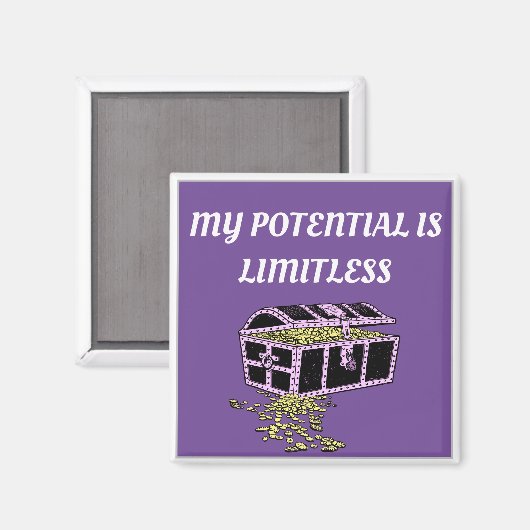 My Potential is Limitless Magnet (Vorderseite/Rückseite)