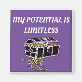 My Potential is Limitless Magnet (Vorne)