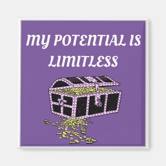 My Potential is Limitless Magnet (Vorne)