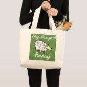"My Project Baaag" Projekt-Tasche für Schafe Carto Jumbo Stoffbeutel (Vorderseite (Produkt))