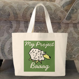 "My Project Baaag" Projekt-Tasche für Schafe Carto Jumbo Stoffbeutel