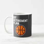 My Retirement Plan Basketball Srts Lover Fan Kaffeetasse (Links)