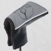 My Retirement Plan Funny Saying Golfing Golfer  Golf Headcover (3/4 Vorderseite)