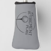 My Retirement Plan Funny Saying Golfing Golfer  Golf Headcover (Rotieren 90)