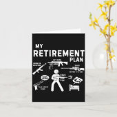 My Retirement Plan Work On Weans By Guns And Ammo Karte (Gelbe Blume)