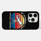 My Retiret Plan Involves A Telescope Case-Mate iPhone Hülle (Rückseite (Horizontal))