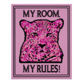 My room, my rules! poster (Vorderseite)