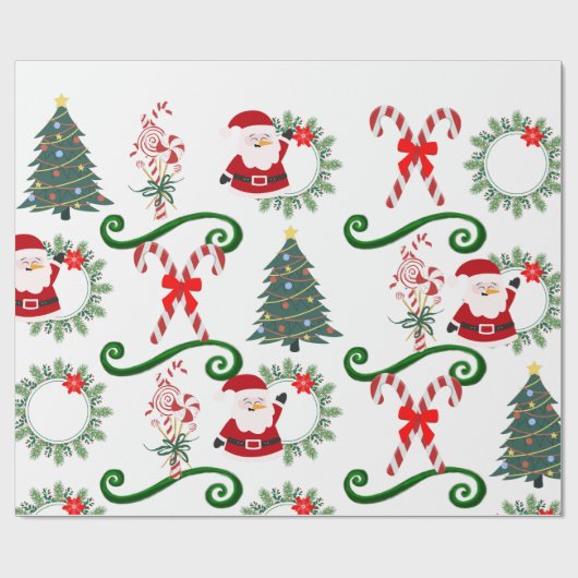 My Santa Fun Geschenkpapier (Flach)