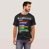 My Schedule Perfect Day Video Games Tee Funny Game (Vorne ganz)