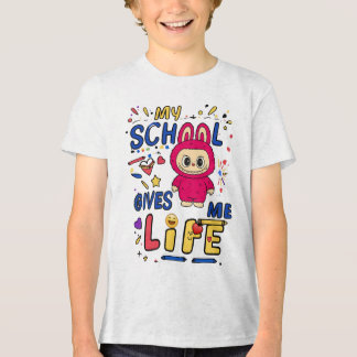 My school gives Life Tri-Blend Shirt