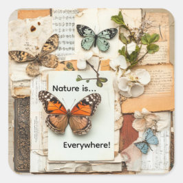 My Scrapbook Quadratischer Aufkleber