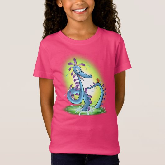 MY SEA SERPENT by Jeff Willis Art T-Shirt (Vorderseite)