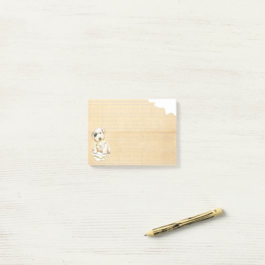 My Sealyham Terrier Ate Meine Hausaufgaben Post-it Klebezettel (Auf Schreibtisch)