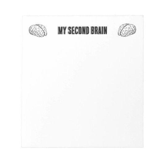 My Second Brain Notepad Notizblock (Vorderseite)