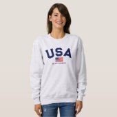 My Second Zuhause Sweatshirt USA (Vorne ganz)