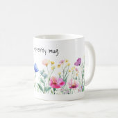 My Serenity Mug with Pretty Flowers Kaffeetasse (VorderseiteRechts)