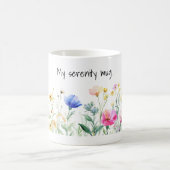 My Serenity Mug with Pretty Flowers Kaffeetasse (Mittel)