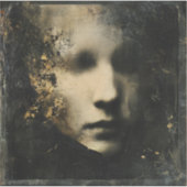 My Shadow Friend — Gothic Fine Art Aufkleber (Vorderseite)