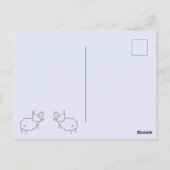 My Sheep Hear My Voice Christian Postcard Postkarte (Rückseite)