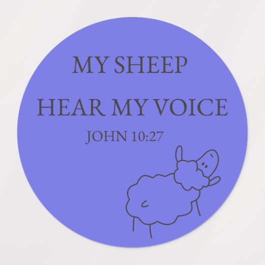 My Sheep Hear My Voice Sticker Set (Design 2)