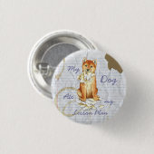 My Shiba Inu Ate My Lessingplan Button (Vorne & Hinten)