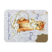 My Shiba Inu Ate My Lessingplan Magnet (Horizontal)