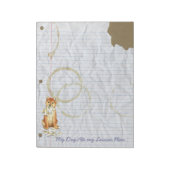 My Shiba Inu Ate My Lessingplan Notizblock (Rotiert)