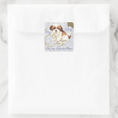 My Shih Tzu Ate my Lessingplan Quadratischer Aufkleber (Tasche)