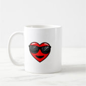 My Sister Is My Valentine Heart Sungles Boy Girl Kaffeetasse (Links)