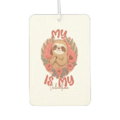 My Sloth is My Valentine Autolufterfrischer (Vorderseite)