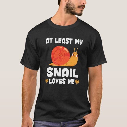 My Snail Loves Me Women  Snail T-Shirt (Vorderseite)