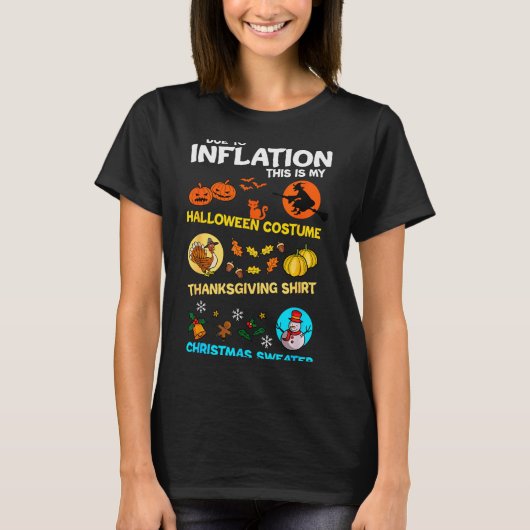 My Soky Halloween Thanksgiving Ugly Christmas Cost T-Shirt (Vorderseite)