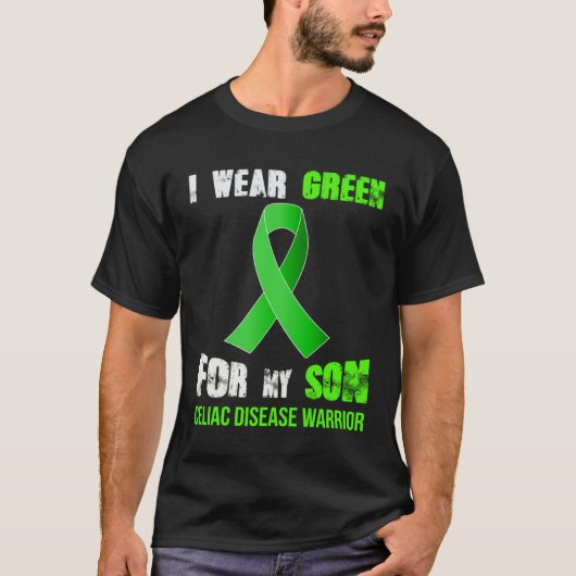 MY SON MY CELIAC DISEASE WARRIOR T-Shirt (Vorderseite)