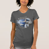 My spacewalk Journey (Dark mode) | Women Slim fit T-Shirt (Vorderseite)