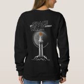 My spacewalk Journey (Dark mode) | Women Sweatshirt (Rückseite)