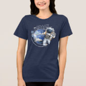 My spacewalk Journey (Dark mode) | Women Tri-Blend Shirt (Vorderseite)
