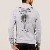 My spacewalk Journey | Men Full-zip Hoodie (Rückseite)