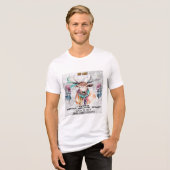 "My Spirit Animal" Der Stag Mai - Juni Tri-Blend Shirt (Vorderseite voll)