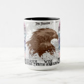 "My Spirit Animal" Die Falkenkaffee-Tasse Tasse (Zentrum)